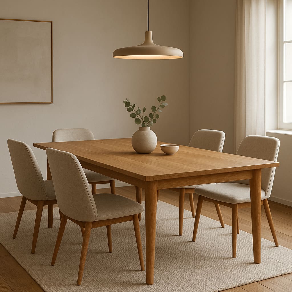 Étkezőasztal és székek