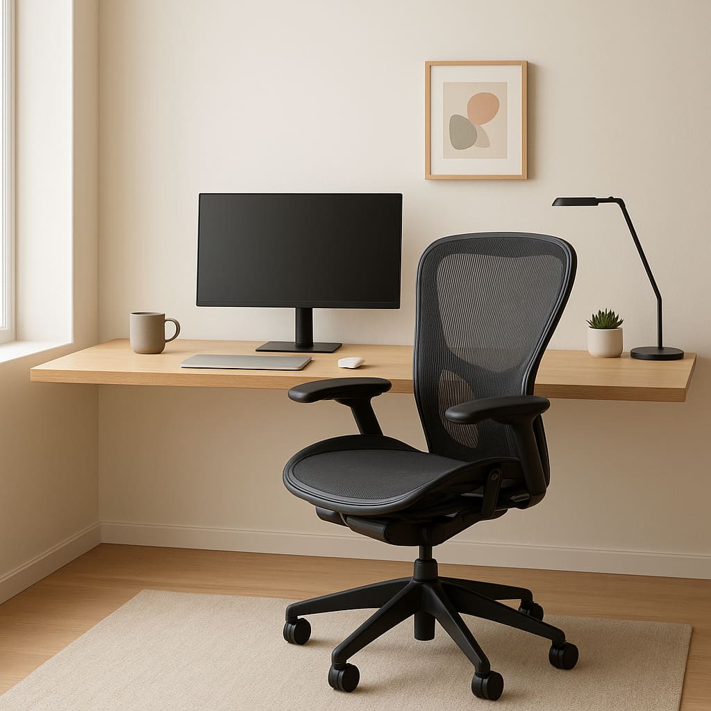 Home office íróasztal és szék